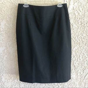 Black pencil skirt